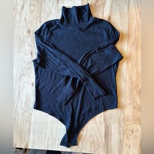 Aerie Black Turtleneck Bodysuit